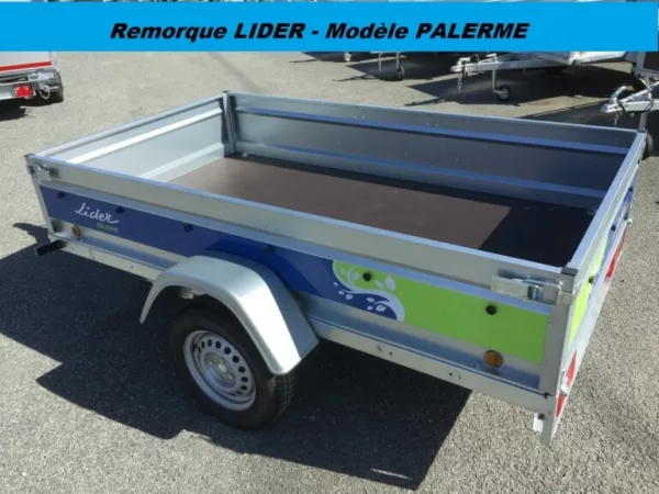 Remorque LIDER PALERME 39331/42331 PTAC 500 kg - Neuf – Image 2