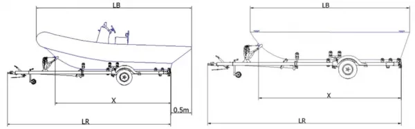 Remorque OCÉANE O353 CU: 2740 KG /PTAC : 3500 KG - Neuf – Image 3
