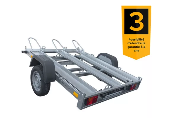 Remorque moto basculante UNITRAILER pour 3 motos avec ressorts - Neuf – Image 6