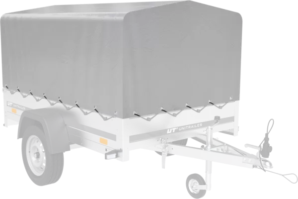 Remorque avec amortisseur Garden Trailer 201/R Unitrailer 500 kg - Neuf – Image 7