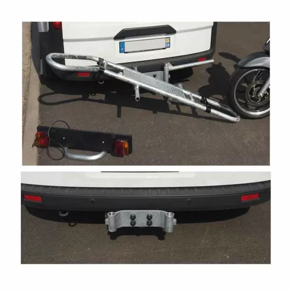 Porte-moto sur attelage véhicule charge max 180kg - Neuf – Image 3