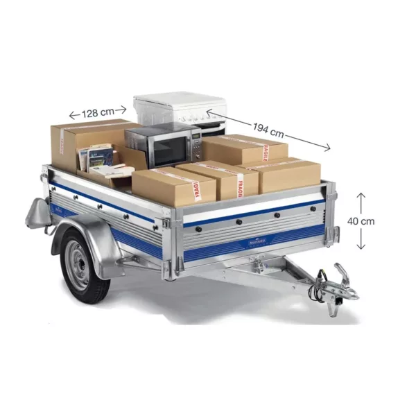 Remorque NORAUTO REGULAR 200 2M00 500kg - Neuf