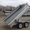 Remorque benne robuste lider ptac 1500kg double essieux freinés neuve